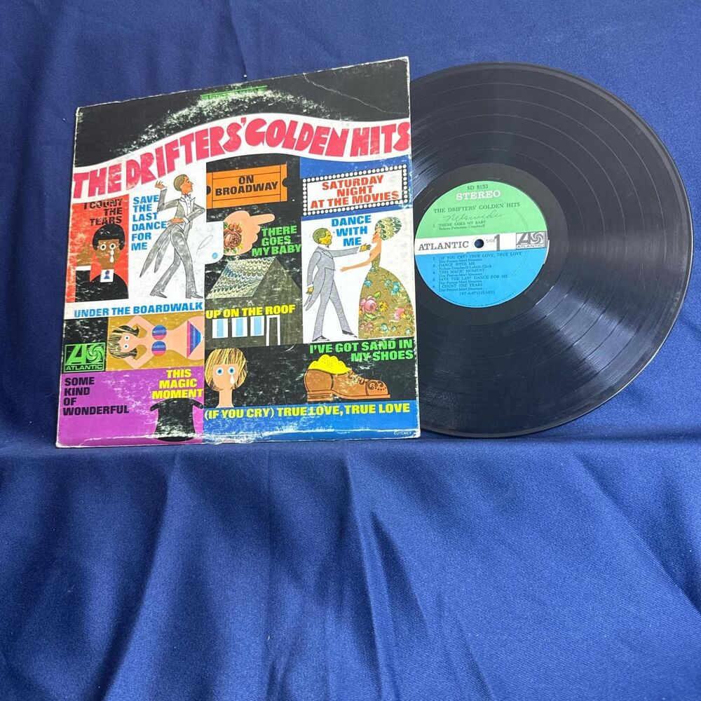 The Drifters Golden Hits vinyl record #vinylrecord #TheDrifters